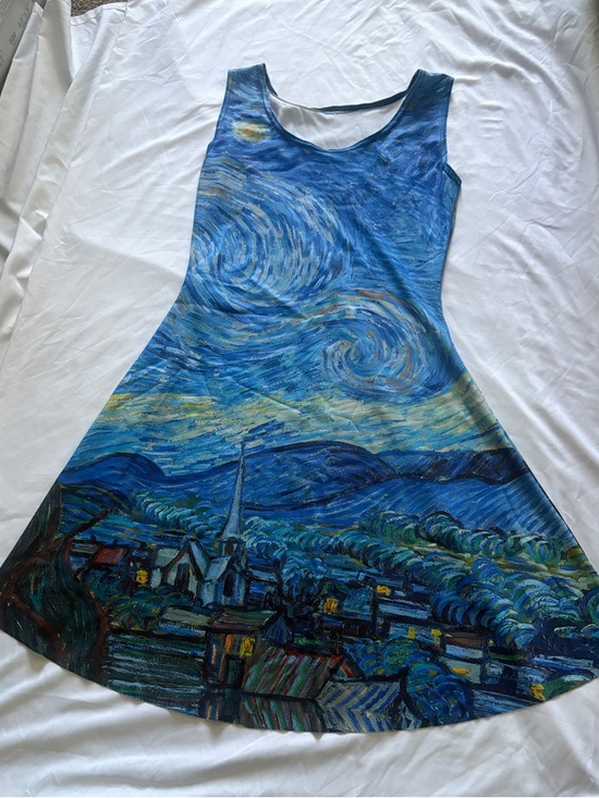 Blackmilk Dresses & Skirts - Van Gough Starry Night Skater Dress